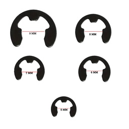 [M-3561] Anillo Arandela Seguro Retencion Para Eje 9 8 7 6 5 Mm Yamaha Dtk125 Dtk175 Calimatic Dte Trail Rx100 Rx115 Rx125 Rx135 Suzuki Ts125 Ts185 Ax100 Gixxer Dr200 Honda Tornado Xr250