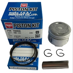 [M-3566] Piston Kit Yamaha Yb125 Ybr125 Xtz125 + Std Japon