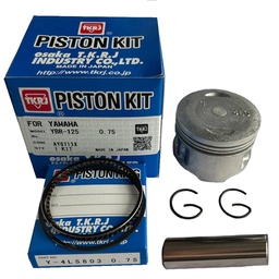 [M-3569] Piston Kit Yamaha Yb125 Ybr125 Xtz125 + 0,75 Japon