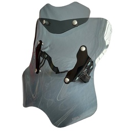 [M-3587] Parabrisa Con Base Universal Faro Redondo Sukida Motor Uno Loncin Pulsar Factory Igm Ranger Shineray