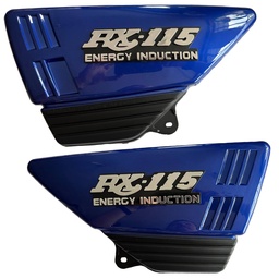 [M-3602] Tapa Laterales Yamaha Rx115 Con Emblema Azul Rcp