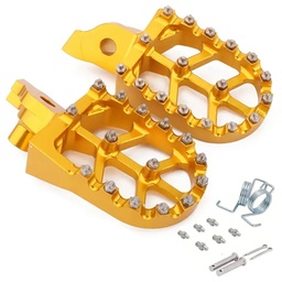 [M-3623] Estribo Reposapie Delantero Universal Yamaha Dtk125 Dtk175 Calimatic Dte Suzuki Ts125 Ts185 Dr200 Honda Tornado Xr250 Crf230 Dorado