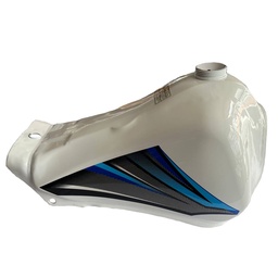 [M-3663] Tanque Gasolina Yamaha Dtk125 Dtk175 Blanco Rosca Rcp
