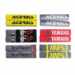 [M-3710] Protector Barras Sealsavers 26 Cm Largo X 12 Cm Diametro Yamaha Dtk Dte Calimatic Rx100 Rx115 Rx125 Rx135 Suzuki Ts125 Ts185 Ax100 Dr200 Honda Tornado Xr250