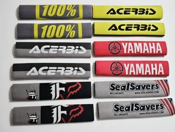 [M-3710] Protector Barras Sealsavers 26 Cm Largo X 12 Cm Diametro Yamaha Dtk Dte Calimatic Rx100 Rx115 Rx125 Rx135 Suzuki Ts125 Ts185 Ax100 Dr200 Honda Tornado Xr250