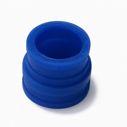 [M-3759] Caucho Conector Escape Exosto Suzuki Ts125 Siliconado Azul