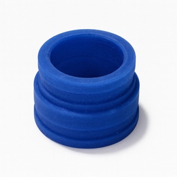 [M-3760] Caucho Conector Escape Exosto Suzuki Ts185 Siliconado Azul