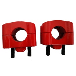 [M-3842] Accutrax 1 1/8" Par Xforce 28Mm Rojo Yamaha Dtk125 Dtk175 Dte Calimatic Trail Xtz125 Ybr125 Yb125 Rx100 Rx115 Suzuki Ax100 Ax4 Gixxer Ts125 Ts185 Dr200 Honda Xl200 Xr250 Tornado