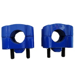 [M-3843] Accutrax 1 1/8" Par Xforce 28Mm Azul Yamaha Dtk125 Dtk175 Dte Calimatic Trail Xtz125 Ybr125 Yb125 Rx100 Rx115 Suzuki Ax100 Ax4 Gixxer Ts125 Ts185 Dr200 Honda Xl200 Xr250 Tornado