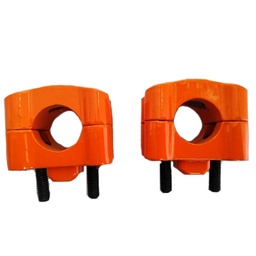 [M-3844] Accutrax 1 1/8" Par Xforce 28mm Naranja Yamaha Dtk125 Dtk175 Dte Calimatic Trail Xtz125 Ybr125 Yb125 Rx100 Rx115 Suzuki Ax100 Ax4 Gixxer Ts125 Ts185 Dr200 Honda Xl200 Xr250 Tornado