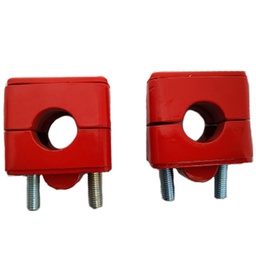 [M-3845] Accutrax 7/8 Par Normal 23Mm Rojo Yamaha Dtk125 Dtk175 Dte Calimatic Trail Xtz125 Ybr125 Yb125 Rx100 Rx115 Suzuki Ax100 Ax4 Gixxer Ts125 Ts185 Dr200 Honda Xl200 Xr250 Tornado