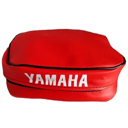 [M-3857] Canguro Maleta Rojo Logo Yamaha Dtk Dte Calimatic Trail Rx100 Rx115 Rx125 Rx135 Rs125 Yb125 Fz16 Xtz
