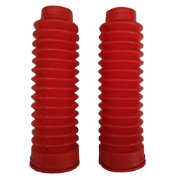 [M-3950] Fuelle Caucho De Barras Corto Suzuki Gn125 Ax4 Ax100 Yamaha Rx100 Rx115 Rx125 Rx135 Yb125 Bajaj rojo