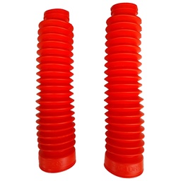 [M-3954] Fuelle Caucho De Barras Largo Rojo Yamaha Dtk Dte Calimatic Xtz125 Suzuki Ts125 Ts185 Honda Xl185
