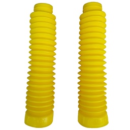 [M-3957] Fuelle Caucho De Barras Largo Amarillo Yamaha Dtk Dte Calimatic Xtz125 Suzuki Ts125 Ts185 Honda Xl185