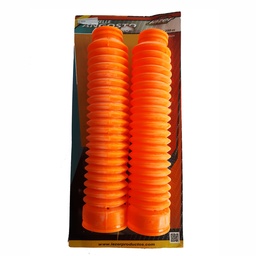 [M-3958] Fuelle Caucho De Barras Largo Naranja Yamaha Dtk Dte Calimatic Xtz125 Suzuki Ts125 Ts185 Honda Xl185