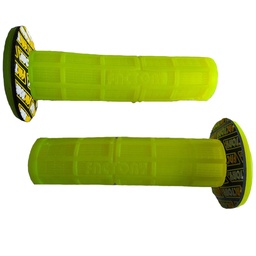 [M-3993] Manillar Grips Puños Tipo Protaper Competencia Verde Neon Yamaha Dtk125 Dtk175 Dte Calimatic Trail Xtz125 Ybr125 Yb125 Rx100 Rx115 Suzuki Ax100 Ax4 Gixxer Ts125 Ts185 Dr200 Honda Xl200 Xr250 Tornado Xr190 Factory