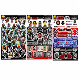 [M-4080] Calcomania De Resina Full Color Universal Honda Crf230 Xr250 XR150 Tornado Bross Suzuki Ax100 Gn125 Ts125 Ts185 Dr200 Gs125 Ax4 Yamaha Dte Calimatic Trail Rx100 Rx115 Rx135 Dtk Xtz Yb125 Ybr125 Axxo Daytona Dukare Igm Loncin Motoruno Ranger Shineray Shm Sukida Thunder Tuko Tundra Z1 Factory