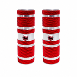 [B-0043] Axon Aluminio Medianos Redondo Rojo