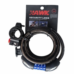 [B-0053] Candado Con Clave Espiral10x150 Hanwk