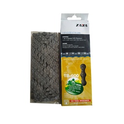 [B-0474] Cadena Mtb 410H 1/2 X 1/8 112L Caja Amarilla Bmx Paseo Maya