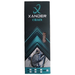 [B-0046] Cadena Paseo Bmx 410H 1/2 X 1/8 X-pro Cromado