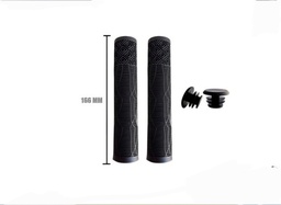 [B-0316] Puños Bmx 165mm Negro Goma